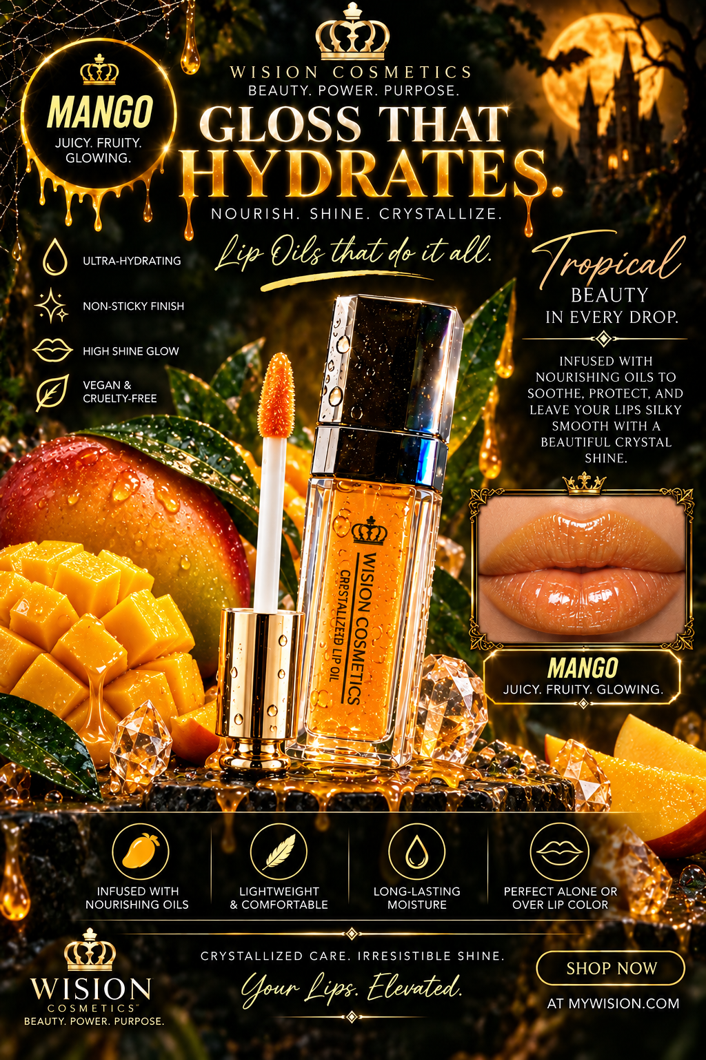 Crystalized Lip Oil